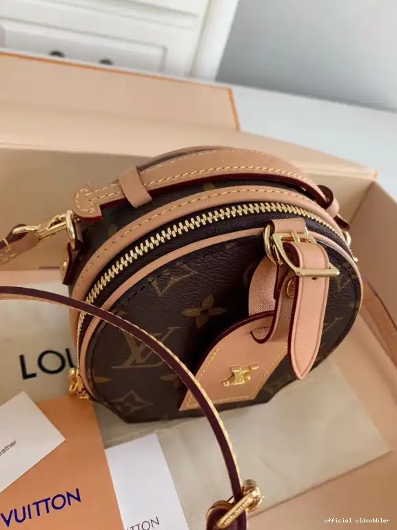 Official oldcobbler CHAPEAU BOITE LOUIS MINI VUITTON 0519